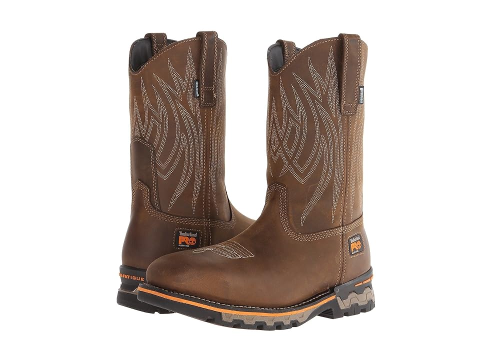 

Timberland PRO AG Boss Pull-On Alloy Square Toe (Brown) Men's Work Pull-on Boots