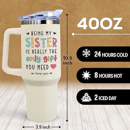 Miniatura 5 de Regalos para hermanas de hermana, hermano, ideas de regalo de cumpleaños para hermana, regalos de cumpleaños para hermana, regalos de Navidad para