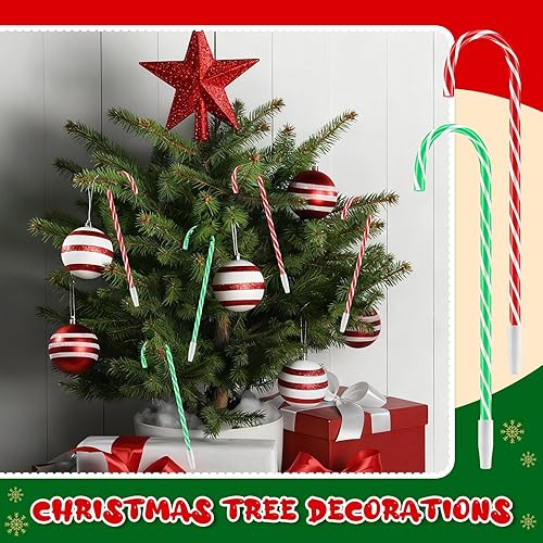 Miniatura 4 de Crtiin 160 bolígrafos de bastón de caramelo de Navidad, regalo a granel, verde y rojo, bastón de caramelo negro, bolígrafos para Navidad, niños,