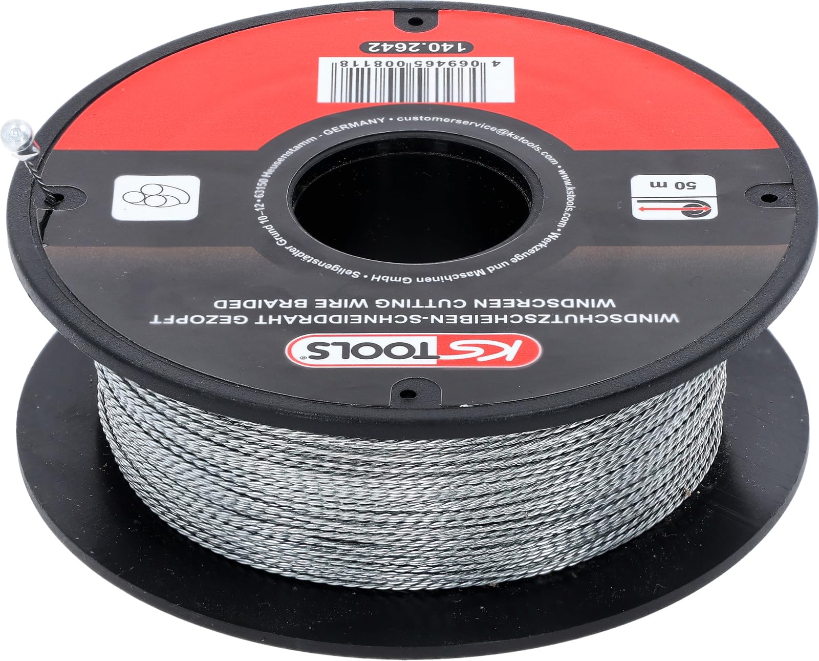 KS Tools 140.2642 Fil de coupe torsadé 50 m