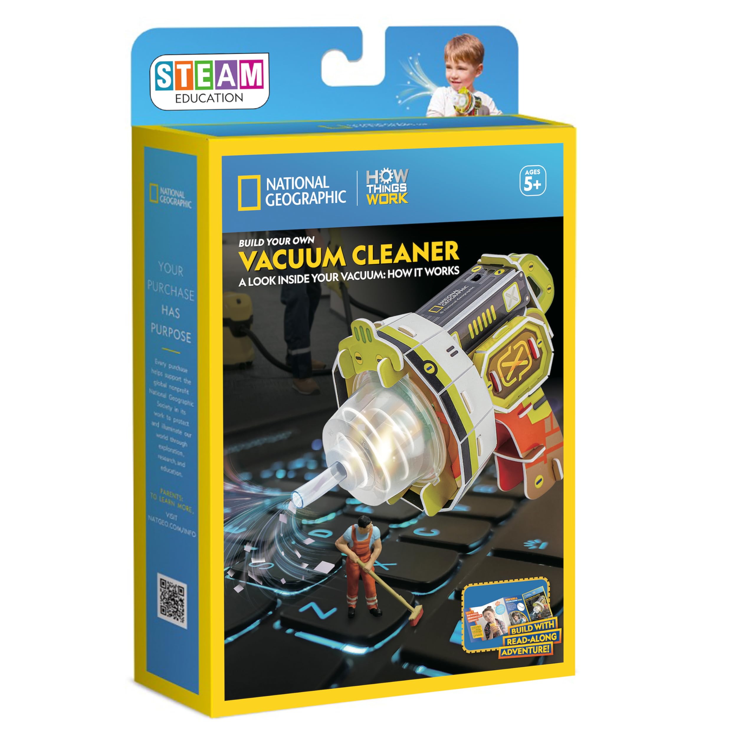 University Games  Kids  Ug- Nat Geo Vacuum Cleaner Puzzle, Sports Direct