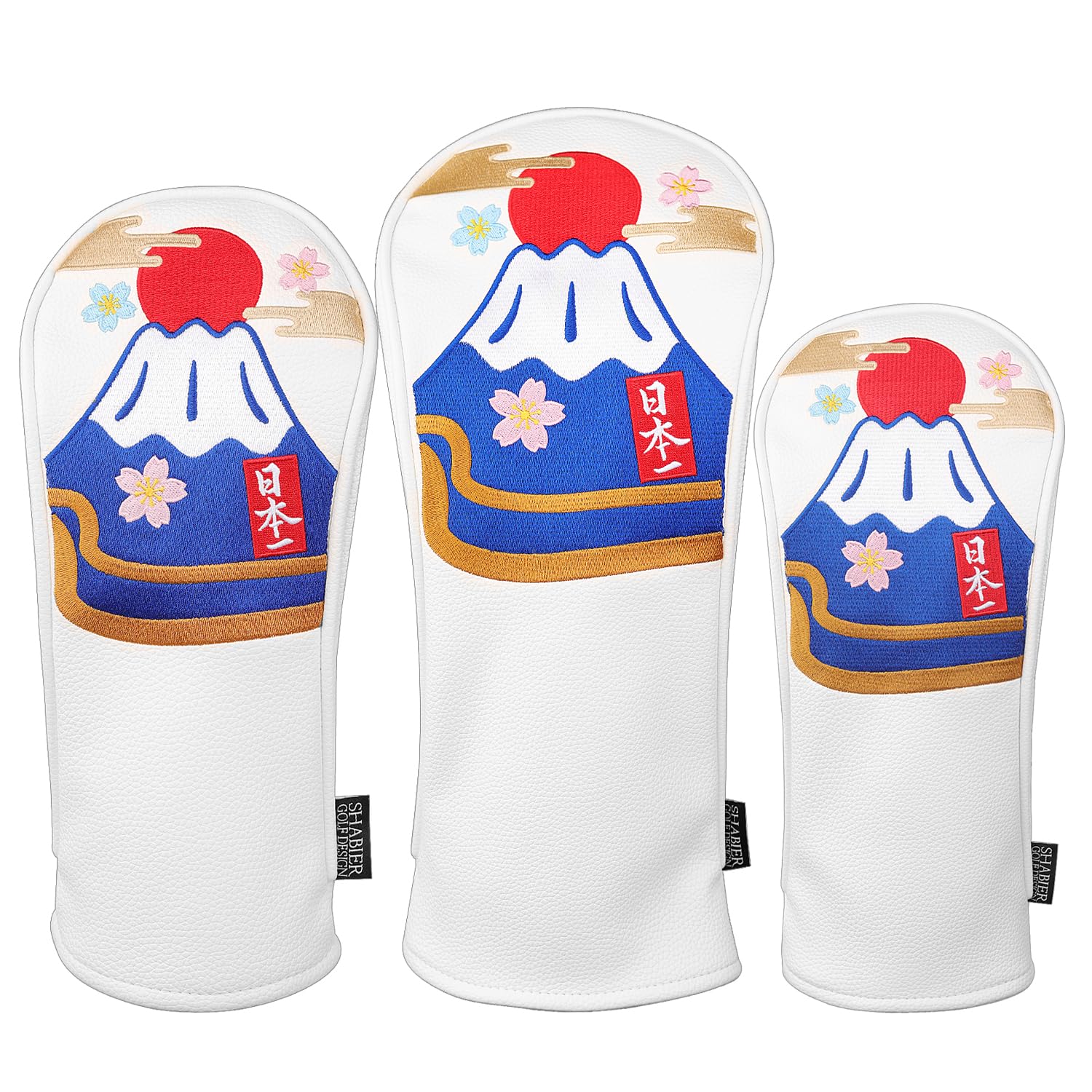 Golf Headcover with Japanese Design Elements for Golf Head Club