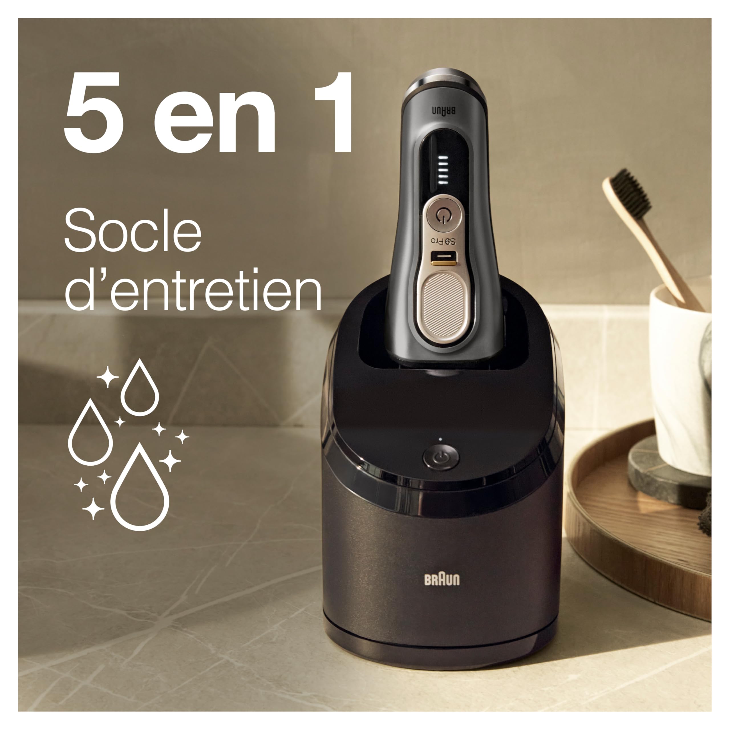 Braun Series 9 Pro 9465cc Rechargeable Wet & Dry Men's Electric