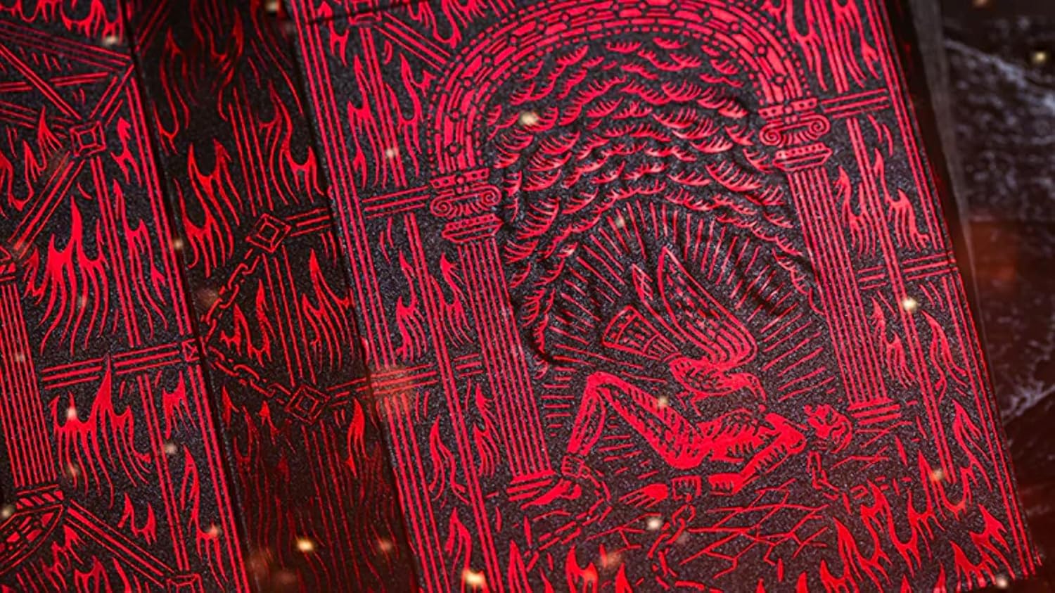 Sacred Fire (Eternal Flame) Playing Cards by Riffle Shuffle