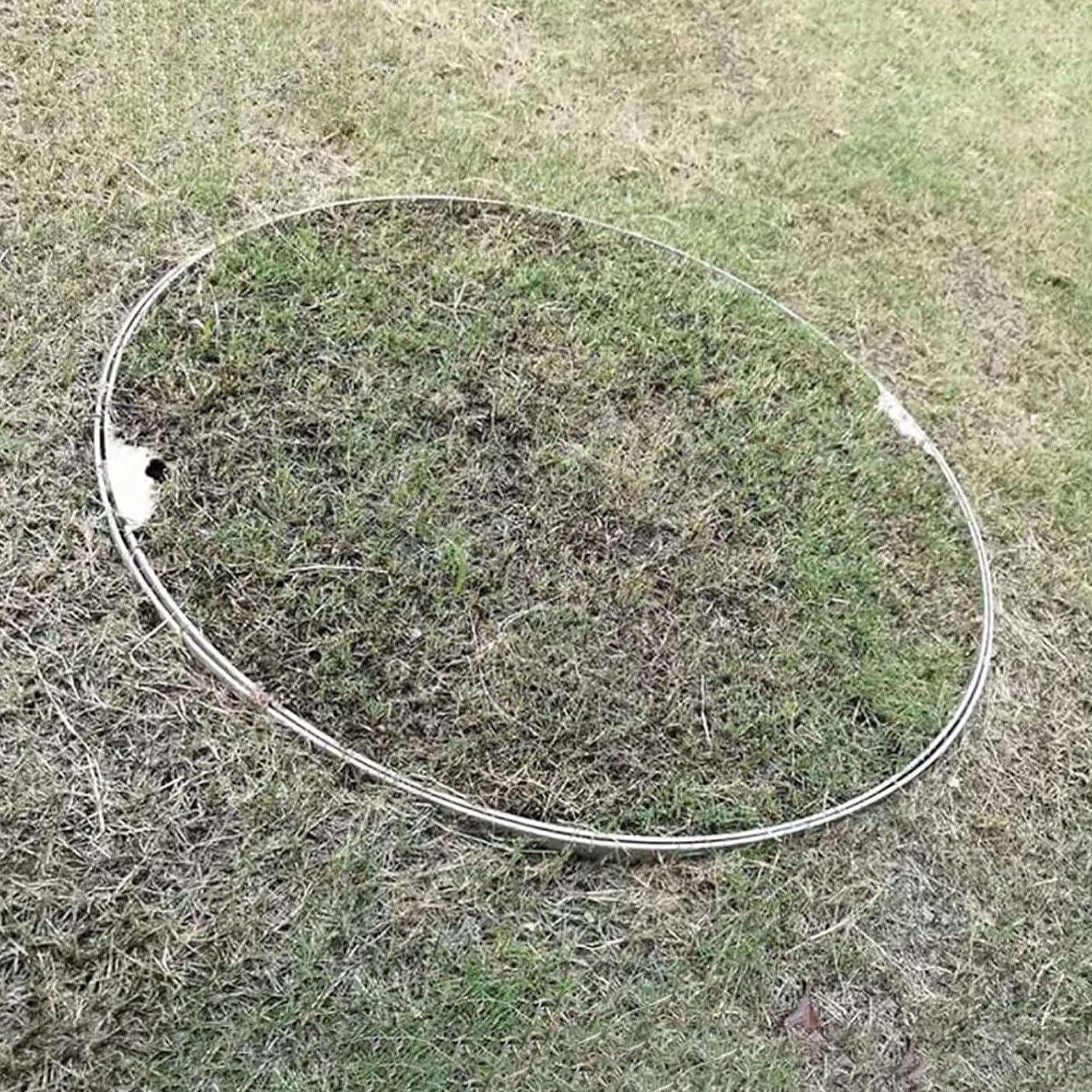 Couvercle de drainage enterré extérieur, panneau d'accès égout rond 50x50 cm