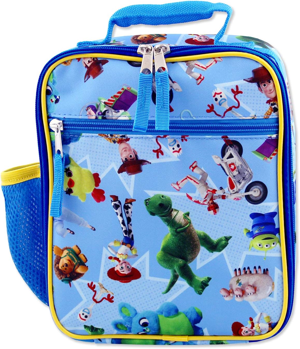 DisneyToy Story 4 Boy's Girl's Soft Insulated School Lunch Box (One Size, Blue)