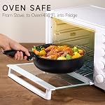 JEETEE 25pcs Pots and Pan Set Non Stick,Detachable Handle Cookware Set,Induction Cooking & RV Camping Stackable Pots Pans,Healthy Kitchen Cookware Set PFAS/PFOA Free Black