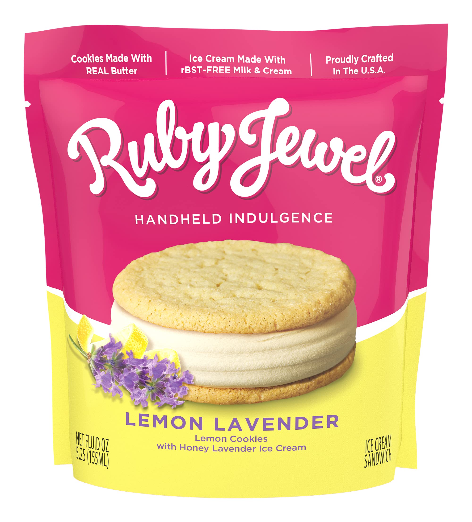Ruby Jewel Sandwich De Helado De Fresa Oz (10 Unidades