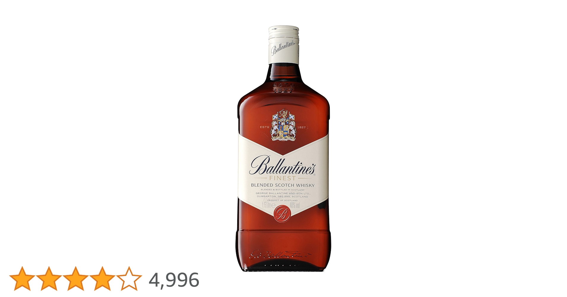 Amazon.co.jp: BALLANTINE Blended Scotch Whiskey, Ballantine