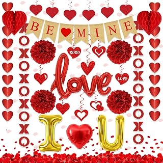 30Pcs Valentine's Day Party Decorations Set BE MINE Banner