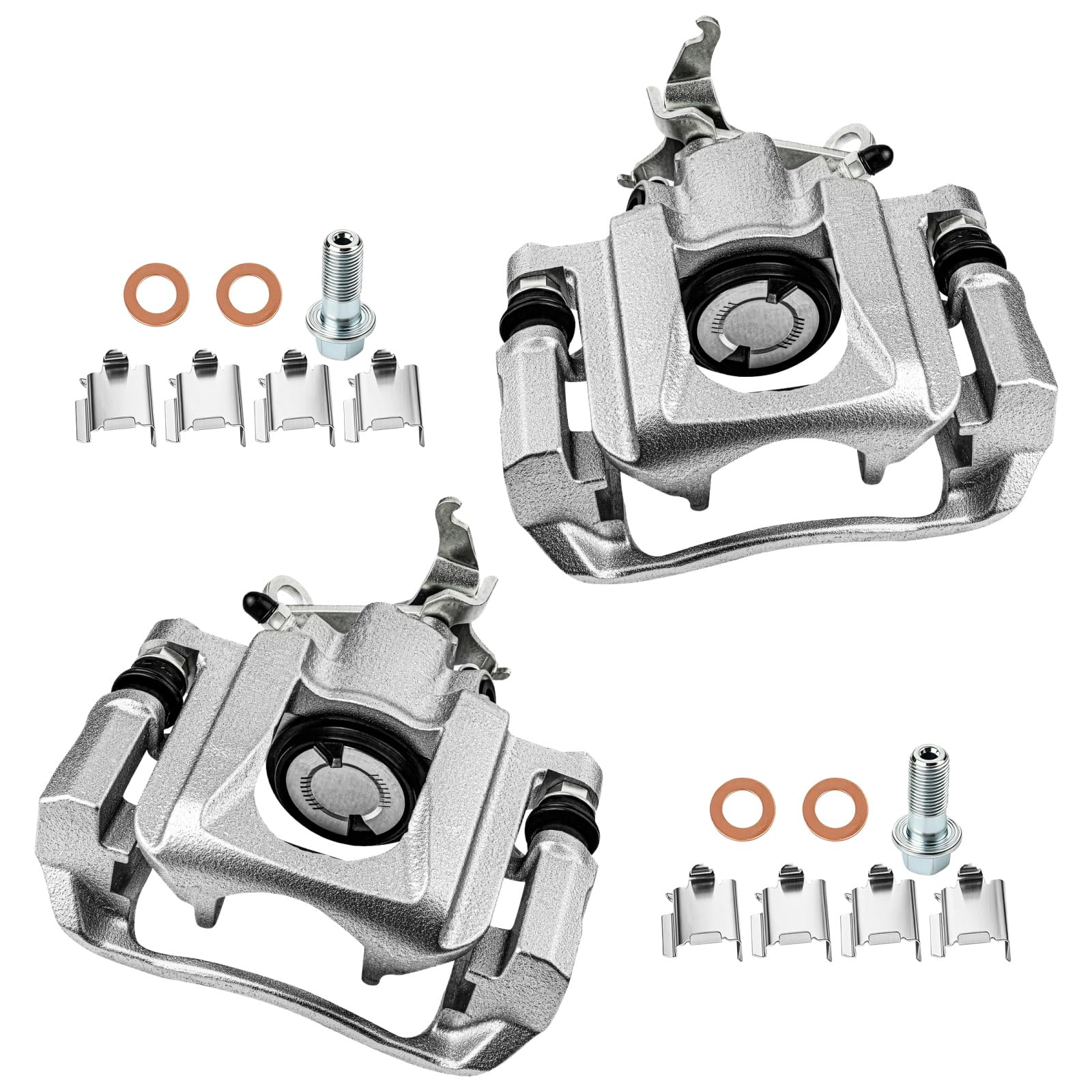 cciyu Rear Left &amp; Right Disc Brake Calipers Assembly 18B5177 18B5176