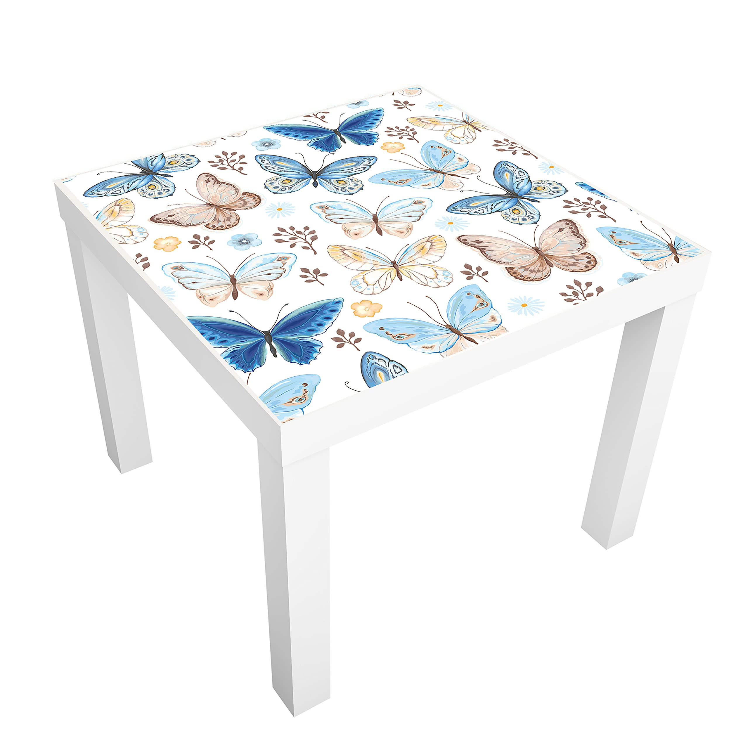 WALPLUS Butterflies Pattern Wall Stickers, Vinyl, Multi-Colour, 7.6 x 63.5 x 3 cm