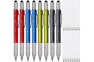 Multitool Gift Pens 6-in-1: A Pen That's Also a Ruler, Level, Screwdriver, and More