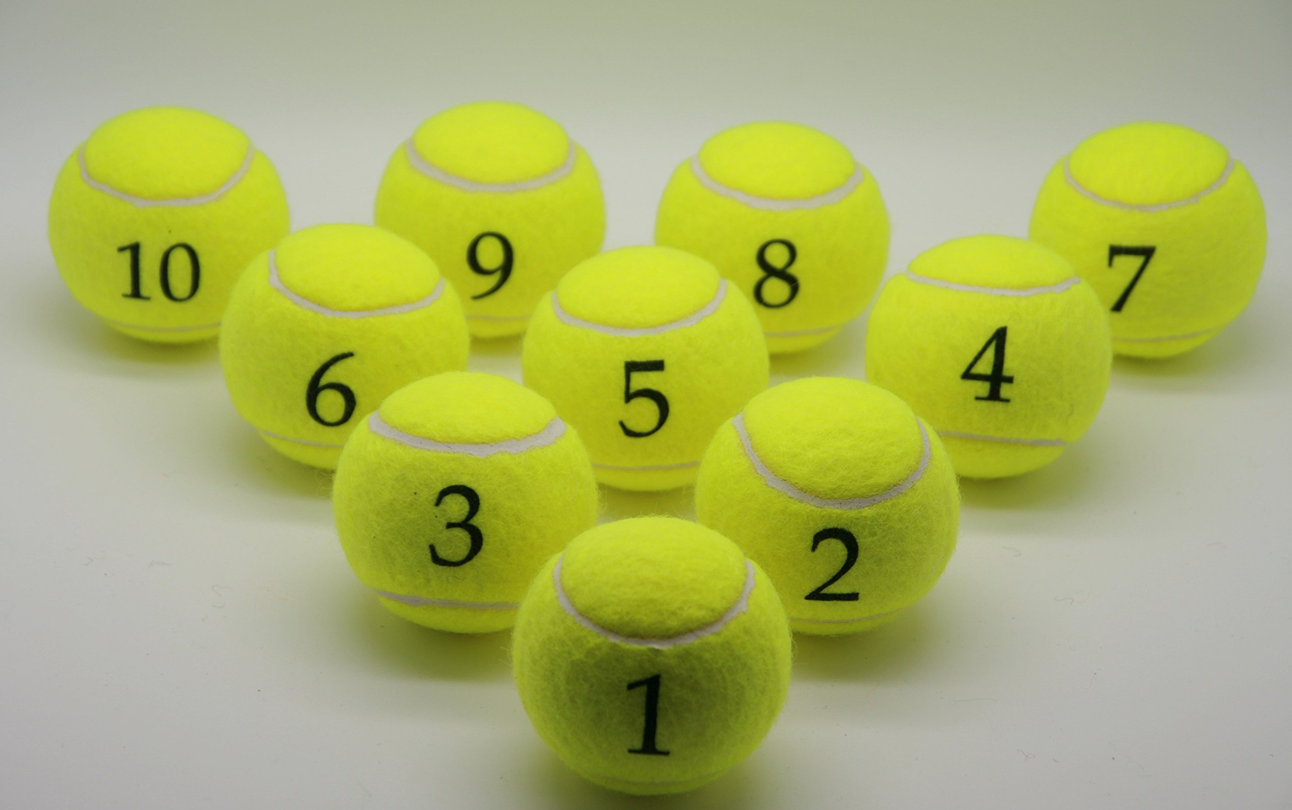 Prix de balles de tennis de Nombre de type 1 -20 2 balles fabriqué au Royaume-Uni