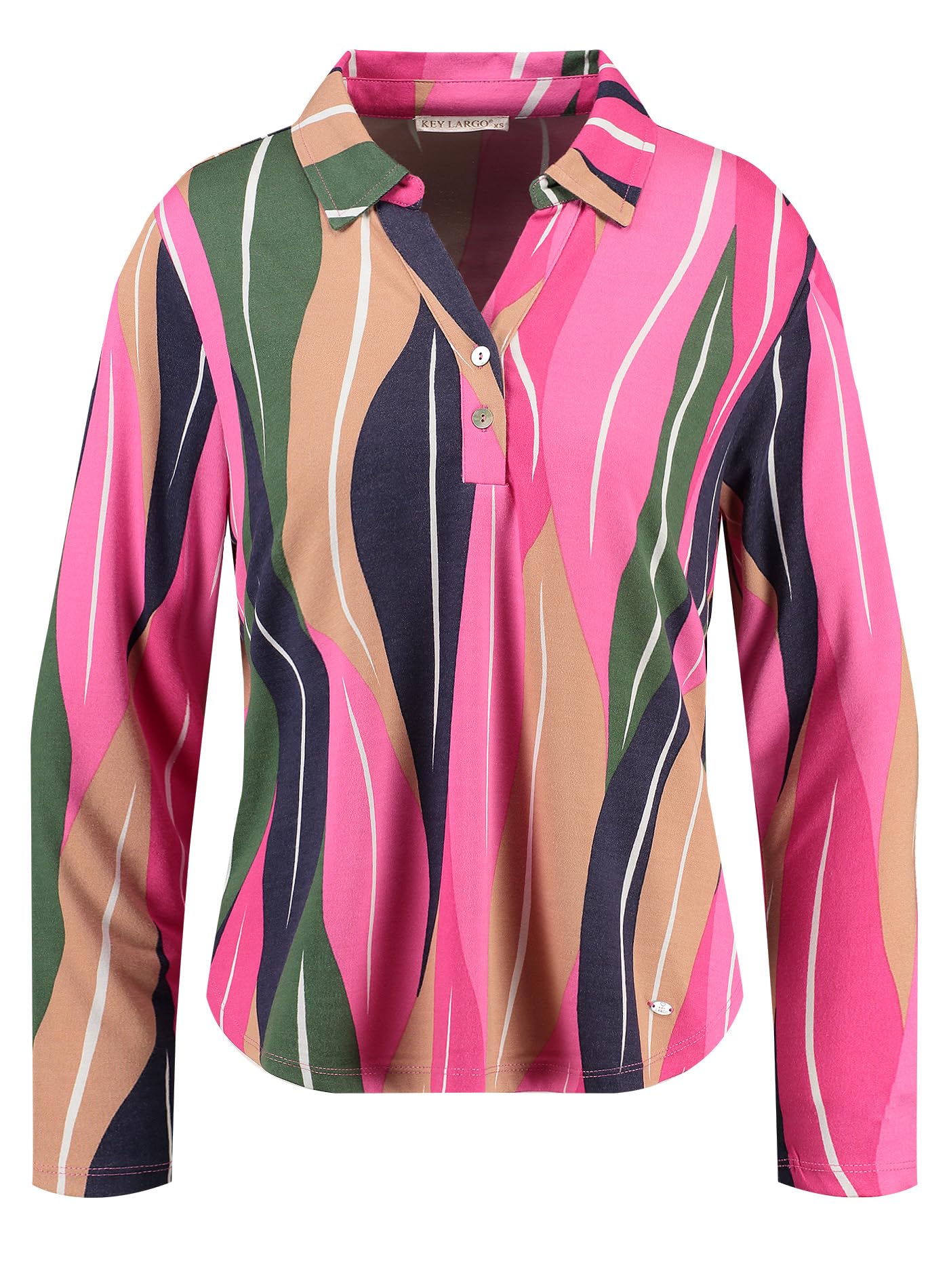 KEYLARGO Trail bluzka damska z dekoltem w serek, różowy (1321), XL