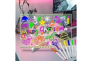11.8 X 7.9 Inch Acrylic LED Writing Message Board with Light