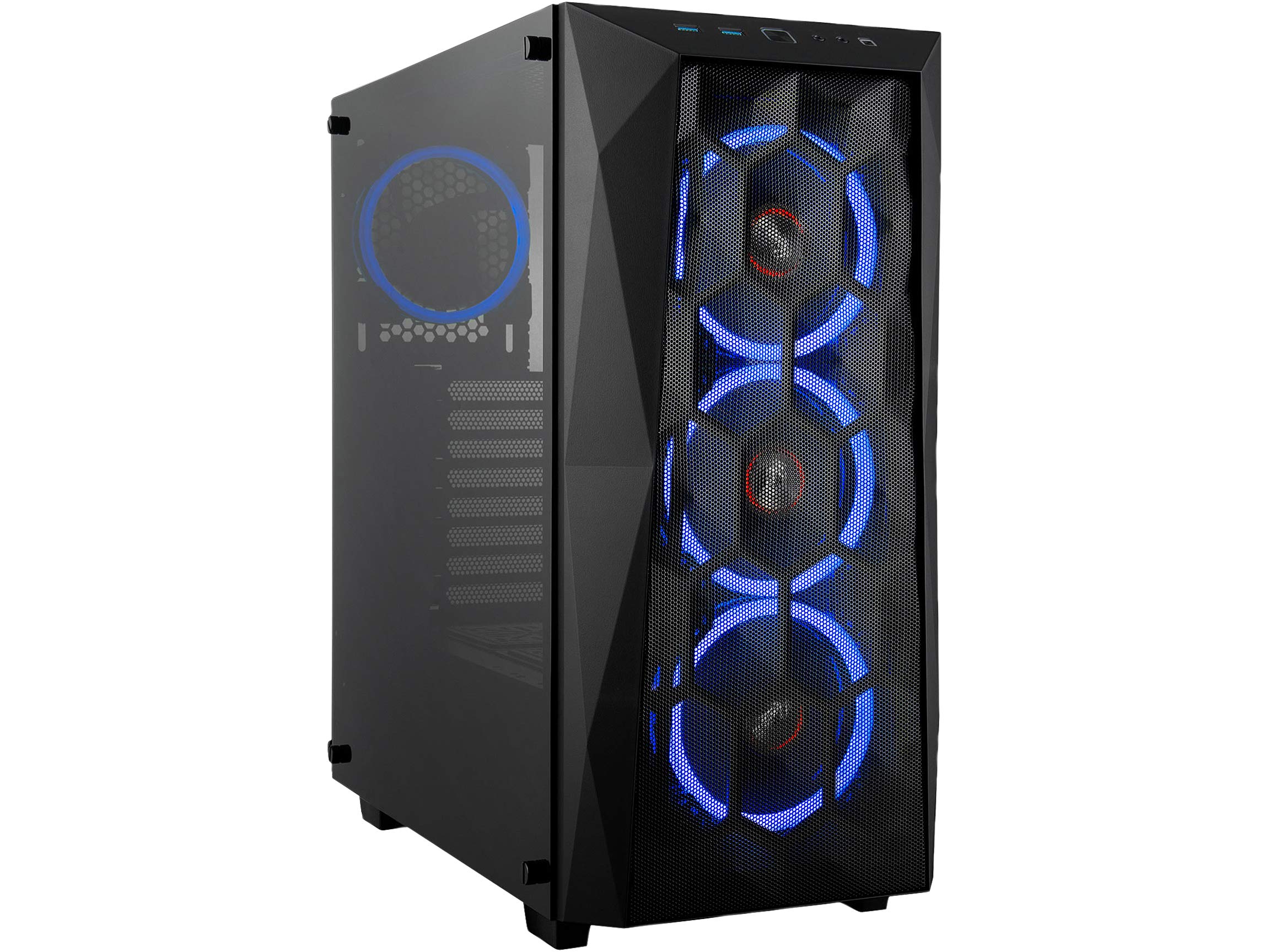 Amazon.com: Rosewill SPECTRA X-Blue ATX Mid Tower Gaming PC