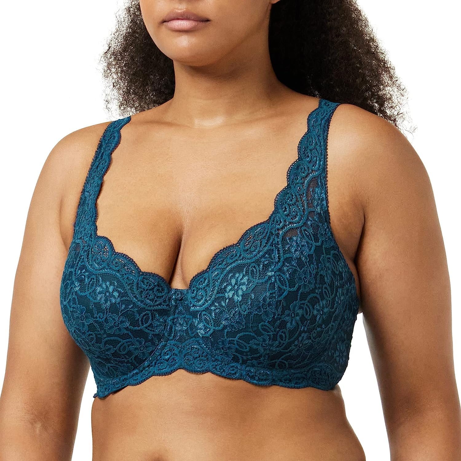 Triumph Women's Amourette 300 Whp X Wired Padded Bra, Russian Green, 34E