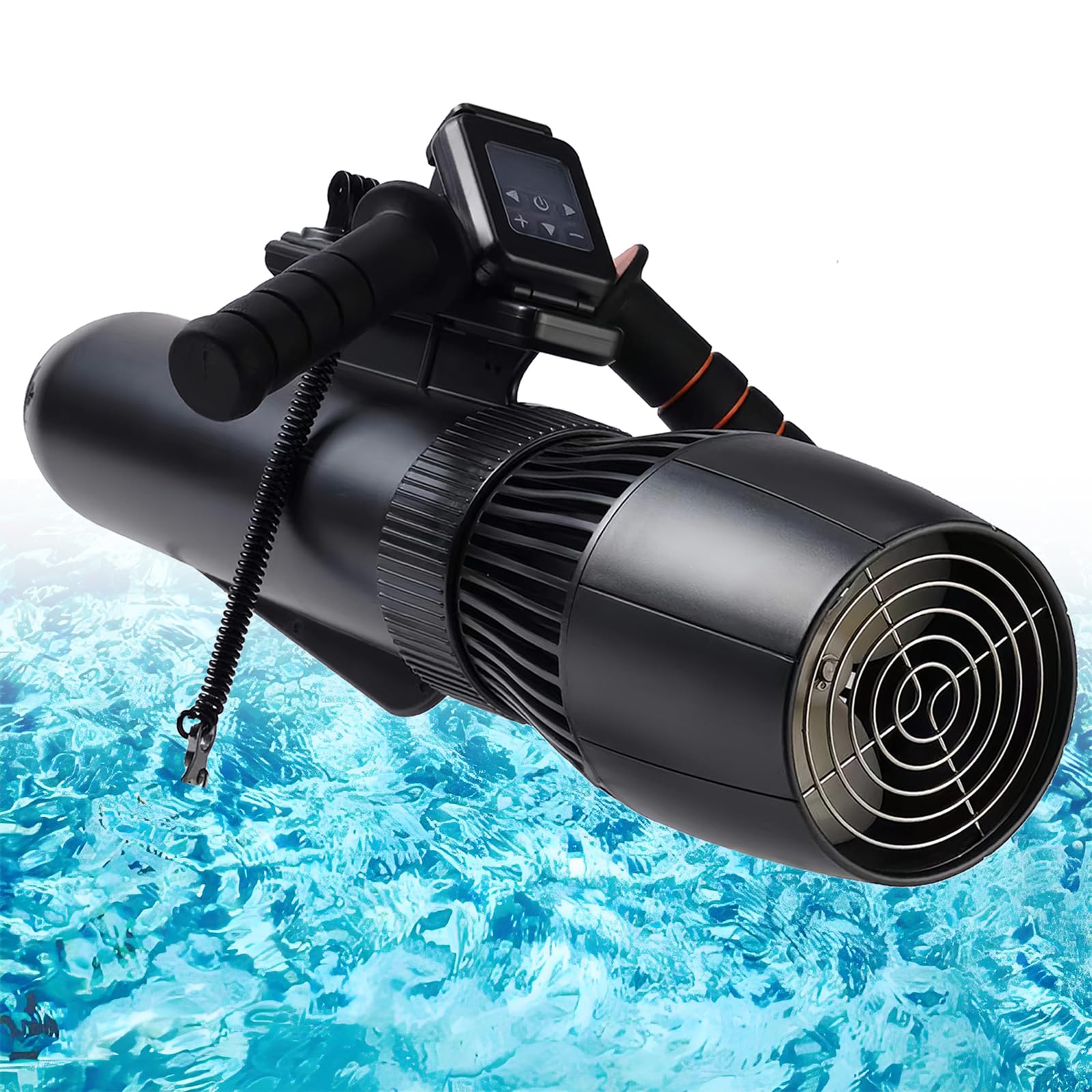 YXFAZPP 500W Underwater Scooter for Adults, 7km/h Diving Scooter,Pool Sea Scooter, Electric Paddle Board Motor, for Pool & Diving & Snorkeling (10000mah)