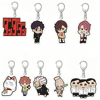 Amazon.co.jp: ダンダダン キーホルダー グッズ 9枚セット おもしろ も