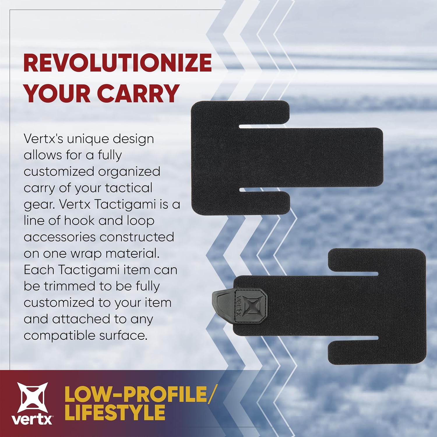 Vertx Tactigami BAP Tactical Belt Adaptor Panel Strap Attachment Compatible with MOLLE System Accessories Pouch - Image 2