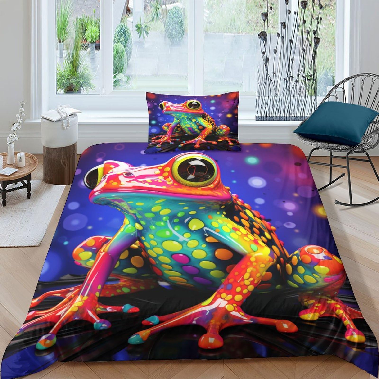 Parure de lit 3 pièces Rana Rugulosa housse couette zip