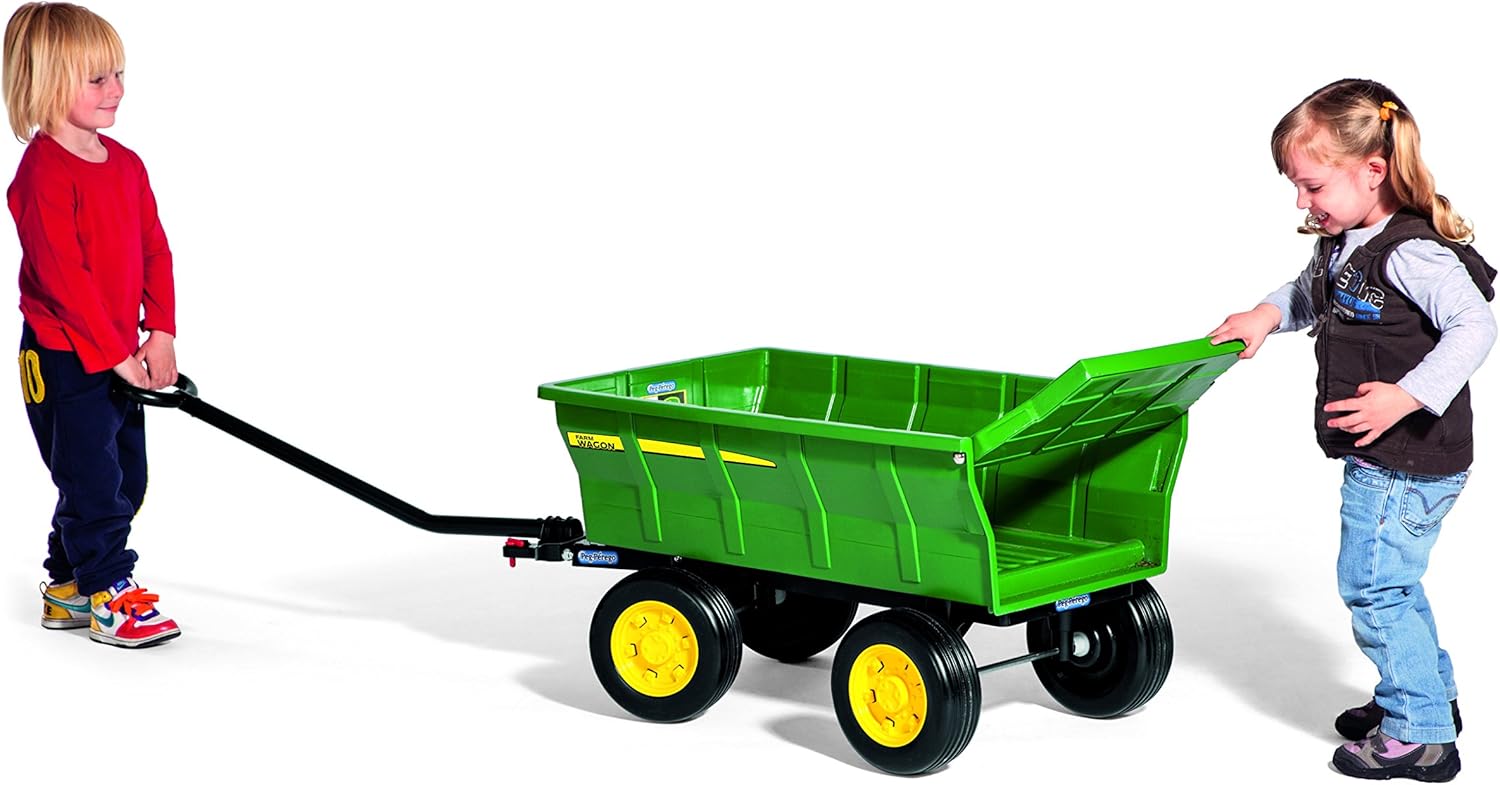 Peg Perego John Deere Farm Wagon, Green