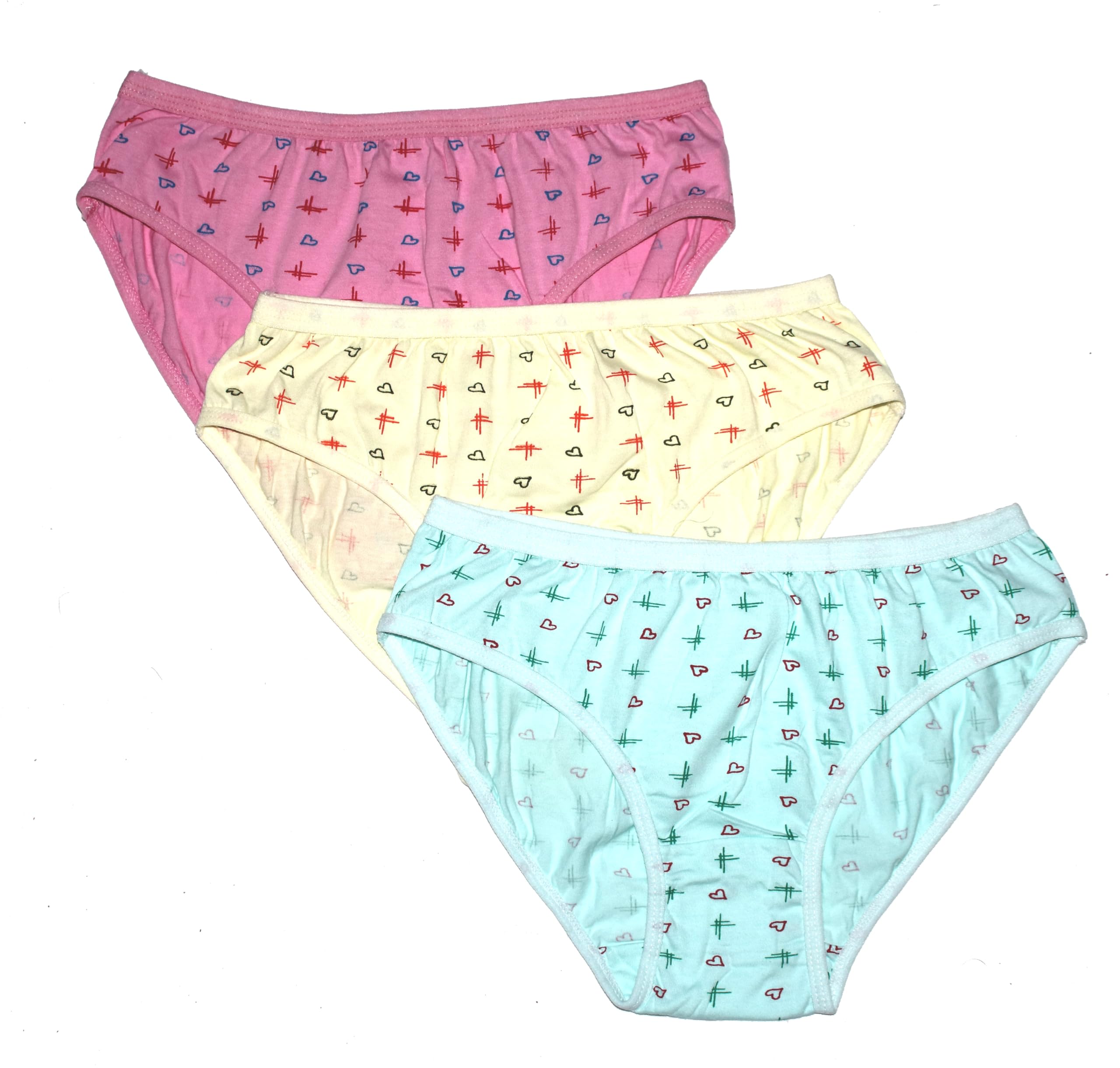 ketkar Pack of 3 Women's Cotton Hipster Innerwear Floral Printed Panties Assorted Briefs with Elastic Inner Wear Multicolor-picture-25