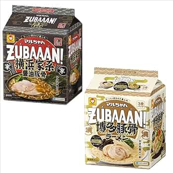 ちゃんまる マルちゃんZUBAAAN！ 博多豚骨ラーメン 121gX3 1セット