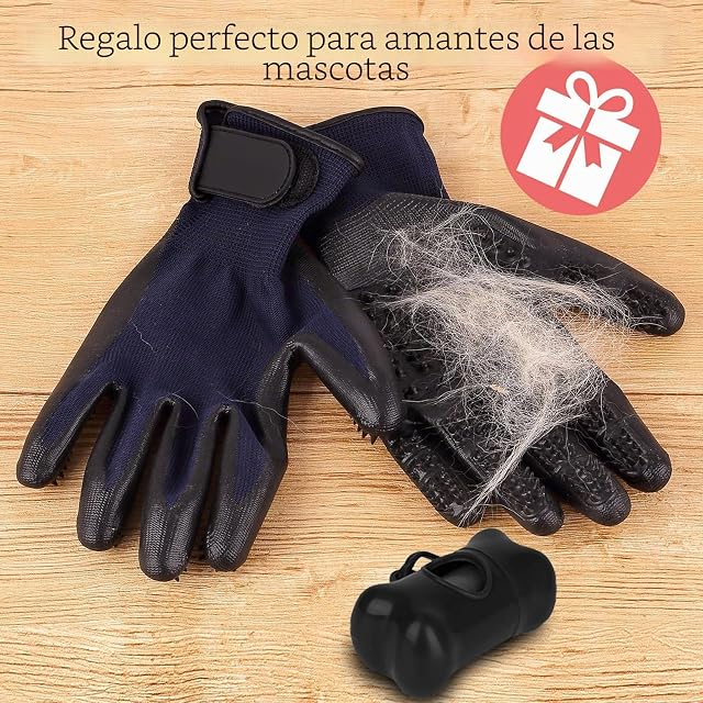 Foto 8 de 8 de Guantes de depilación para Perros y Gatos, Cuidado de Mascotas, Cuidado de Cambio de Pelaje