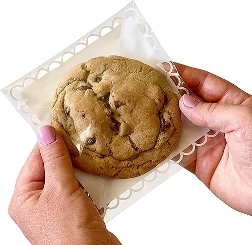 Miniatura 4 de BR Market - Bolsas de dulces para galletas, celofán, caras sonrientes de arcoíris, plástico autoadhesivo, 100 unidades de 5 x 5 pulgadas, recuerdos