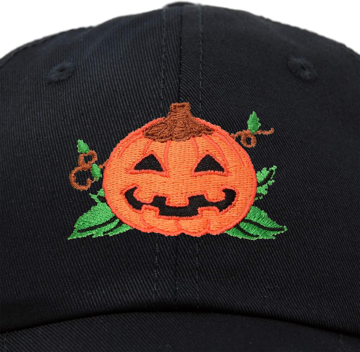 DALIX Jack-O-Lantern Halloween Pumpkin Hat Boys Girls Baseball Cap in Black: Clothing, Shoes & Jewelry