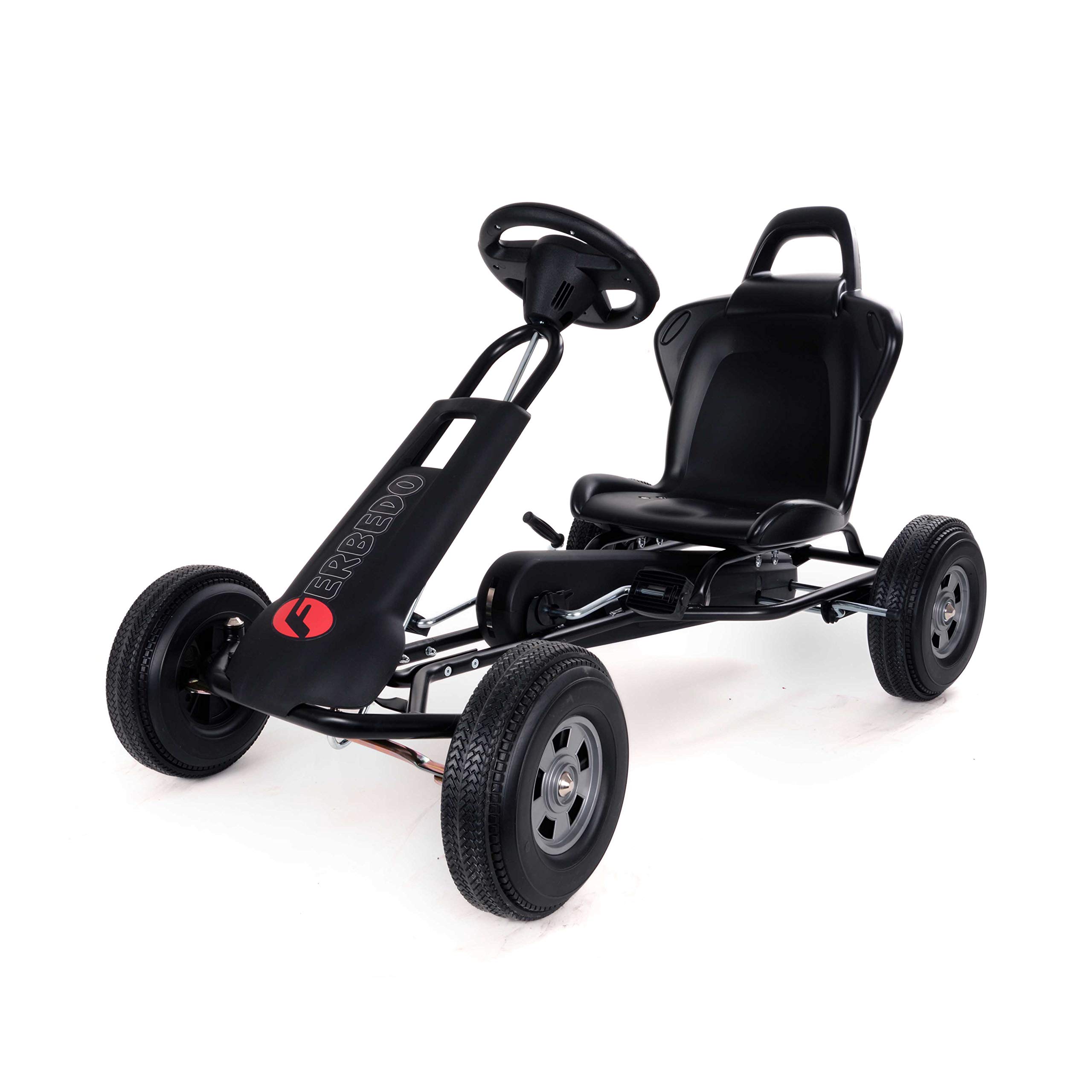 Ferbedo F005111 Gokart with Pedals Tourer TR5L, black (art with freewheel automatic, children 3-8 years, load capacity 50 kg) Toys & Games