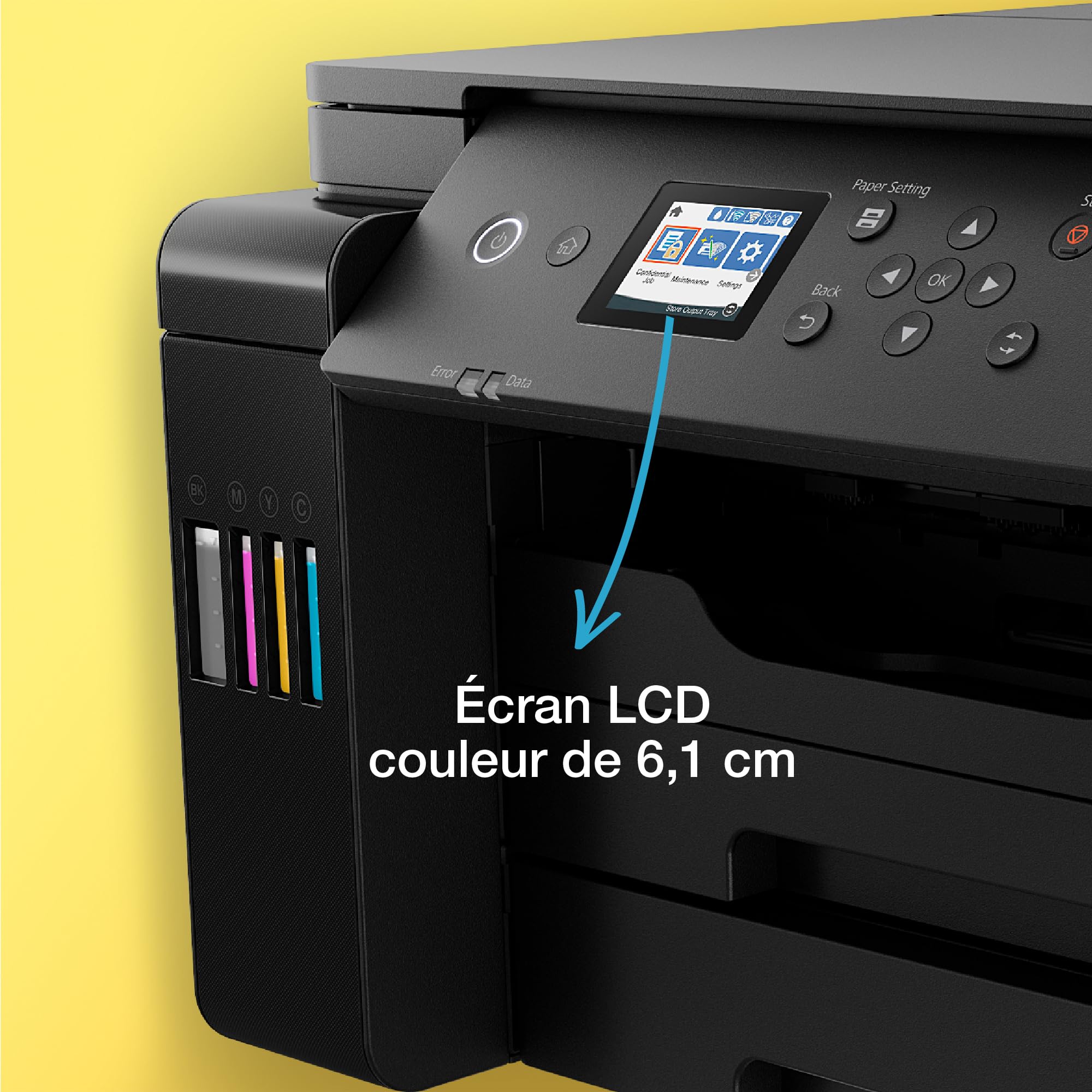 Epson EcoTank ET-16150 Imprimante à Réservoirs D’encre | Petits Bureaux & Entreprises | Wi-Fi | A3+ | Impression Recto Verso Automatique | Écran LCD 6,1cm | Jusqu’à 3 Ans d’encre inclus