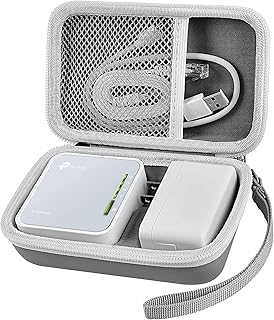 Case Compatible with TP-Link AC750 Wireless Portable Nano Travel Router. for Hotspot WiFi Devices Storage Carrying Box Hol Price In India