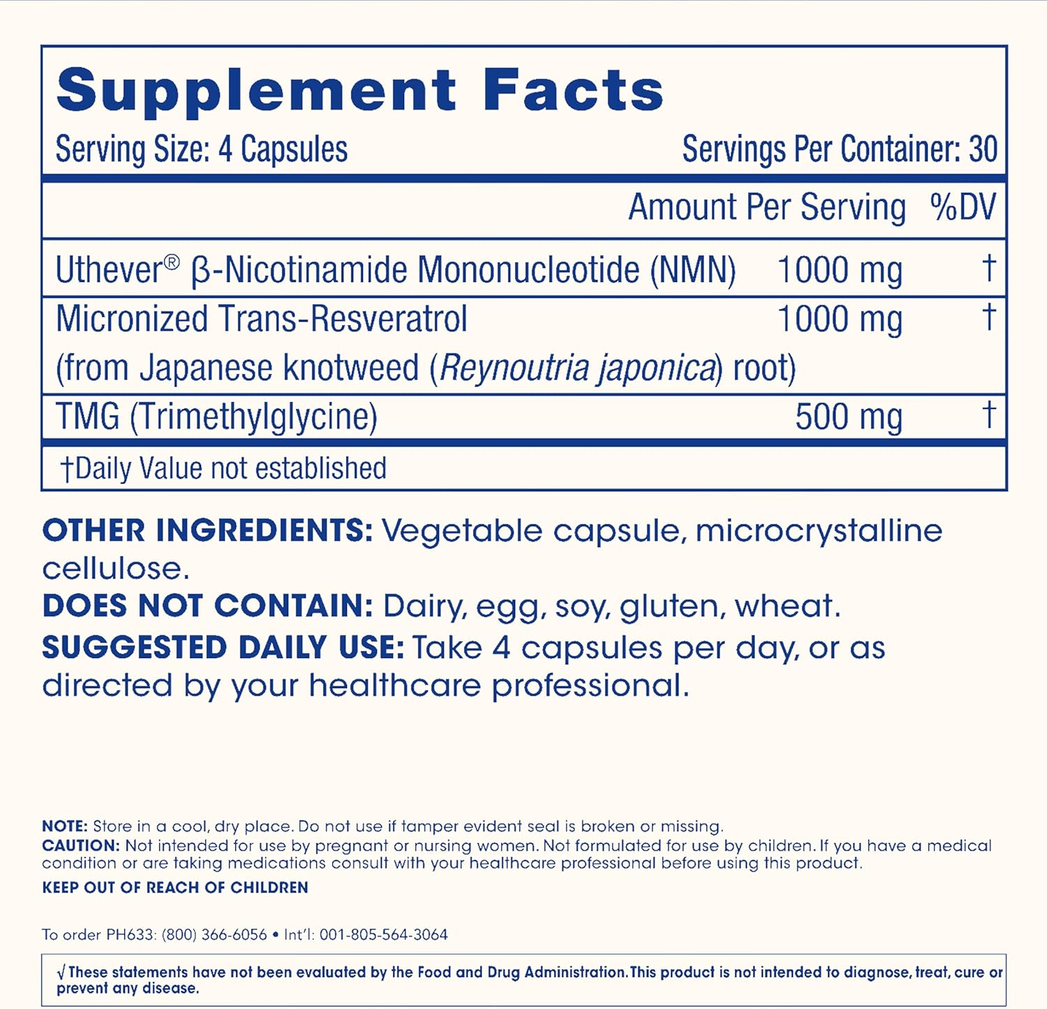 ProHealth NMN Pro Complete (120 Capsules, 3 Pack) - 1000 mg Uthever® NMN + 1000 mg Resveratrol + 500 mg TMG. NAD+ Precursor, Methylation Support & Sirtuin Activation. Triple Lab-Tested - Image 6