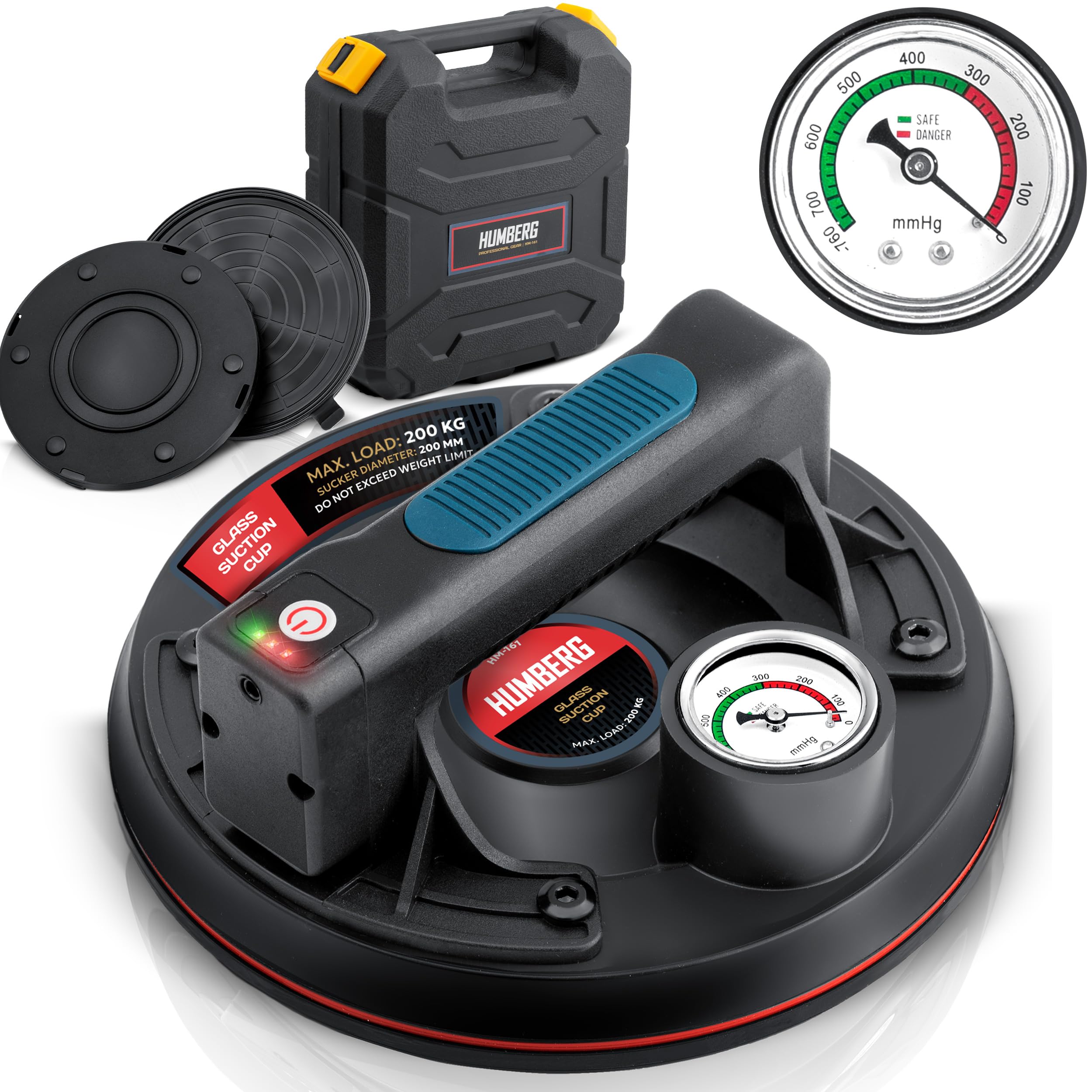 Aspirateur à carrelage électrique ventouse de levage 200 kg pour transport de dalles lourdes