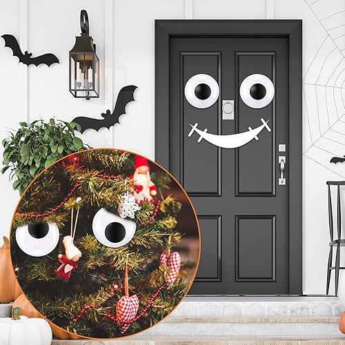 Miniatura 5 de 6 piezas de ojos gigantes Googly de Halloween de 4 pulgadas, 6 pulgadas, 7 pulgadas, ojos grandes de plástico con autoadhesivo para Halloween,