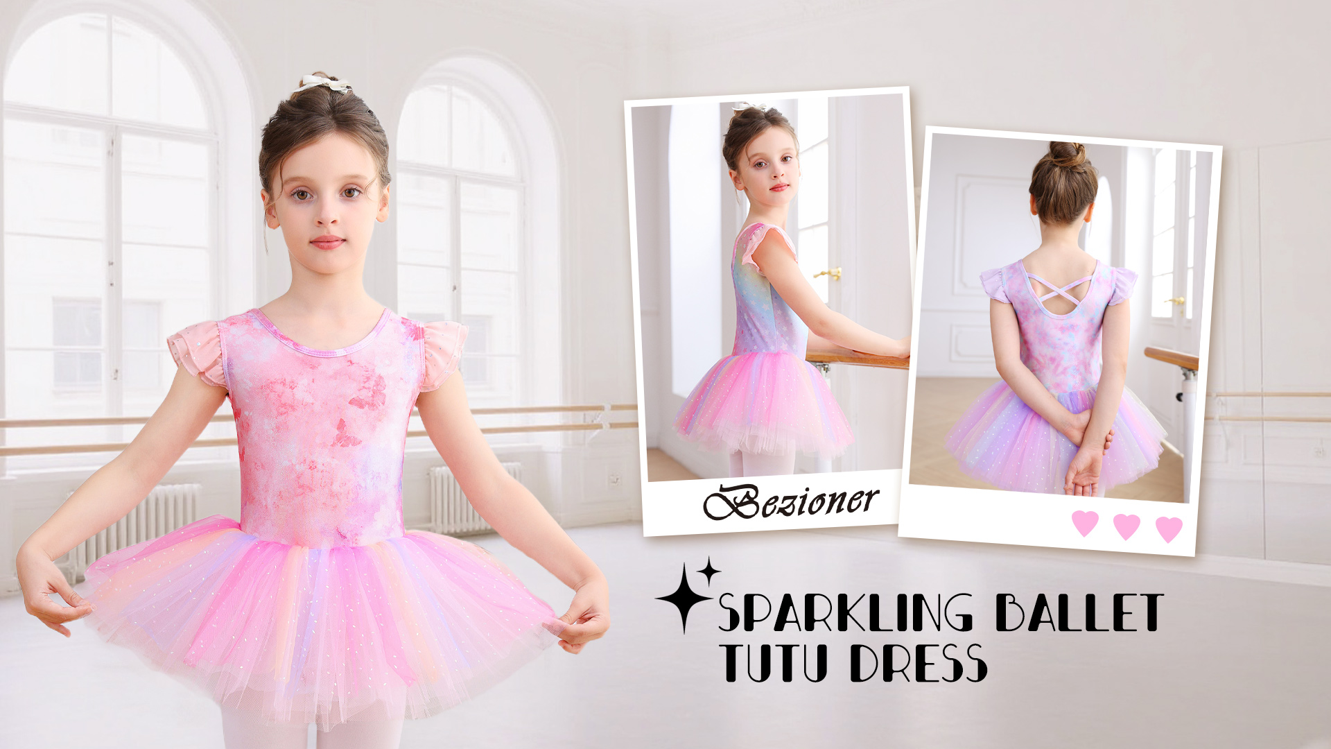 Kids Ballet Dresses Girls Tutu Pancake Skirts Vestito Da Balletto Per Bambini Ballerina Dress Modern Dance Stage Performance Costumes