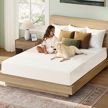 Rolanstar Twin Size Mattress, 6 Inch Gel Memory Foam Mattress in a Box, Fiberglass Free, Breathable for Cooler Sleep Supportive & Pressure Relief, CertiPUR-US Certified, White