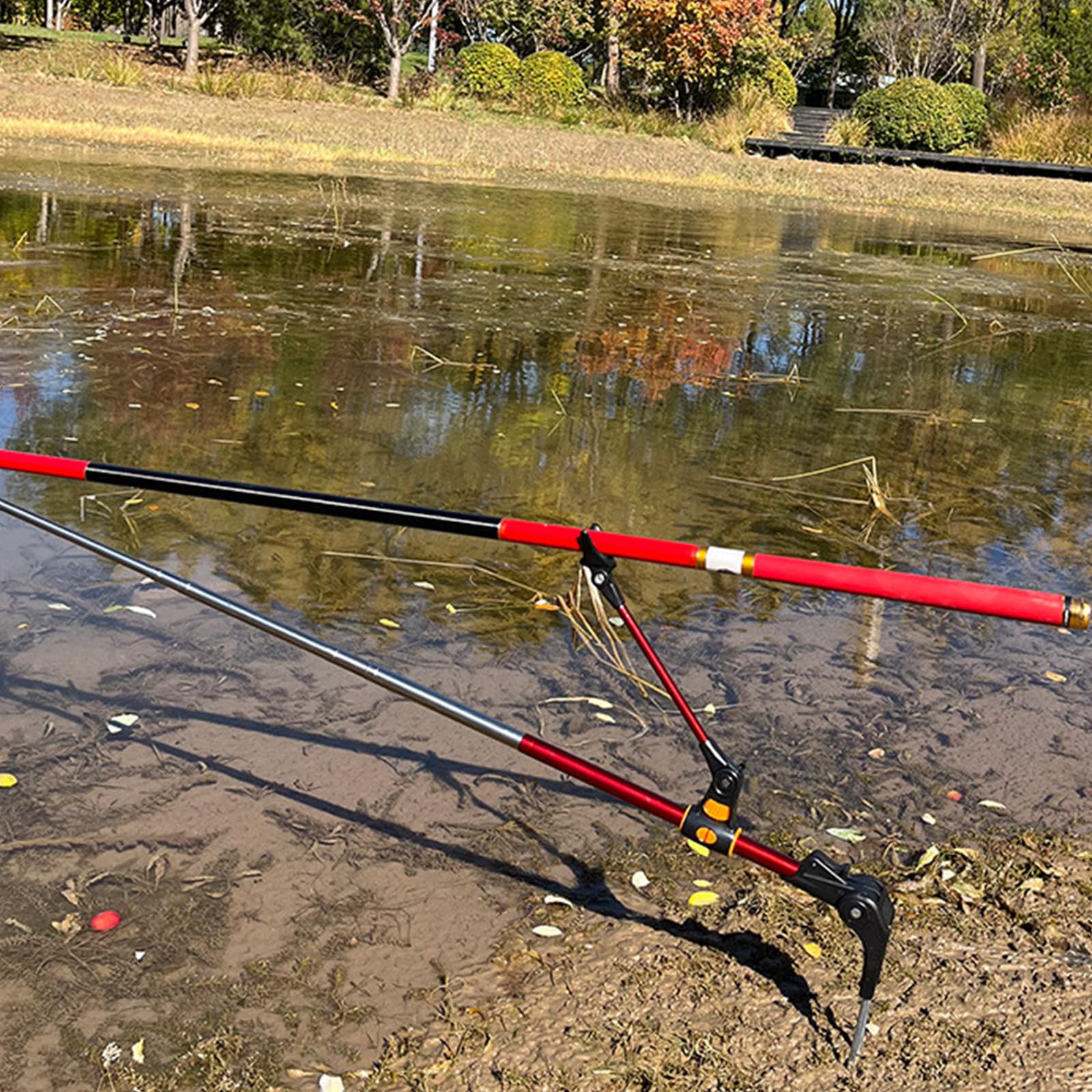 Piques d'ancrage pour canne à pêche en acier inoxydable de type lourd pour pêcher en plein air en toute sécurité dans le lac rivière
