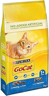 Go-Cat Adult Dry Cat Food Tuna Herring and Veg 2kg - Case of 4 (8kg)