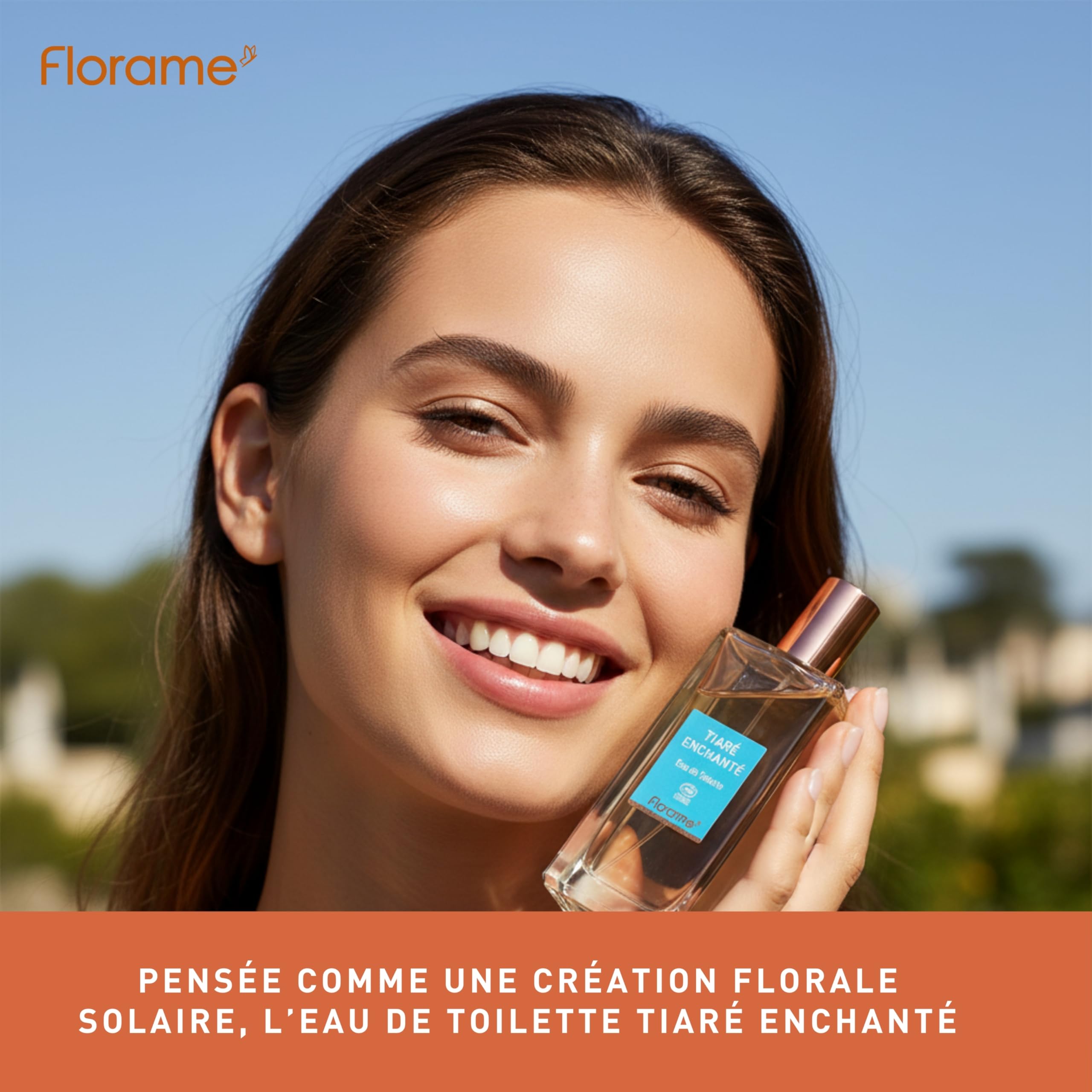 Florame Eau de Toilette Tiaré Enchanté 100 ml – Notes Florales Solaires – Tiaré, Vanille & Ambre – Fabriquée en France