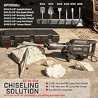 Vista 5 de XtremepowerUS Construcción eléctrica resistente del sacador del interruptor del martillo de Jack de la demolición 2800Watt