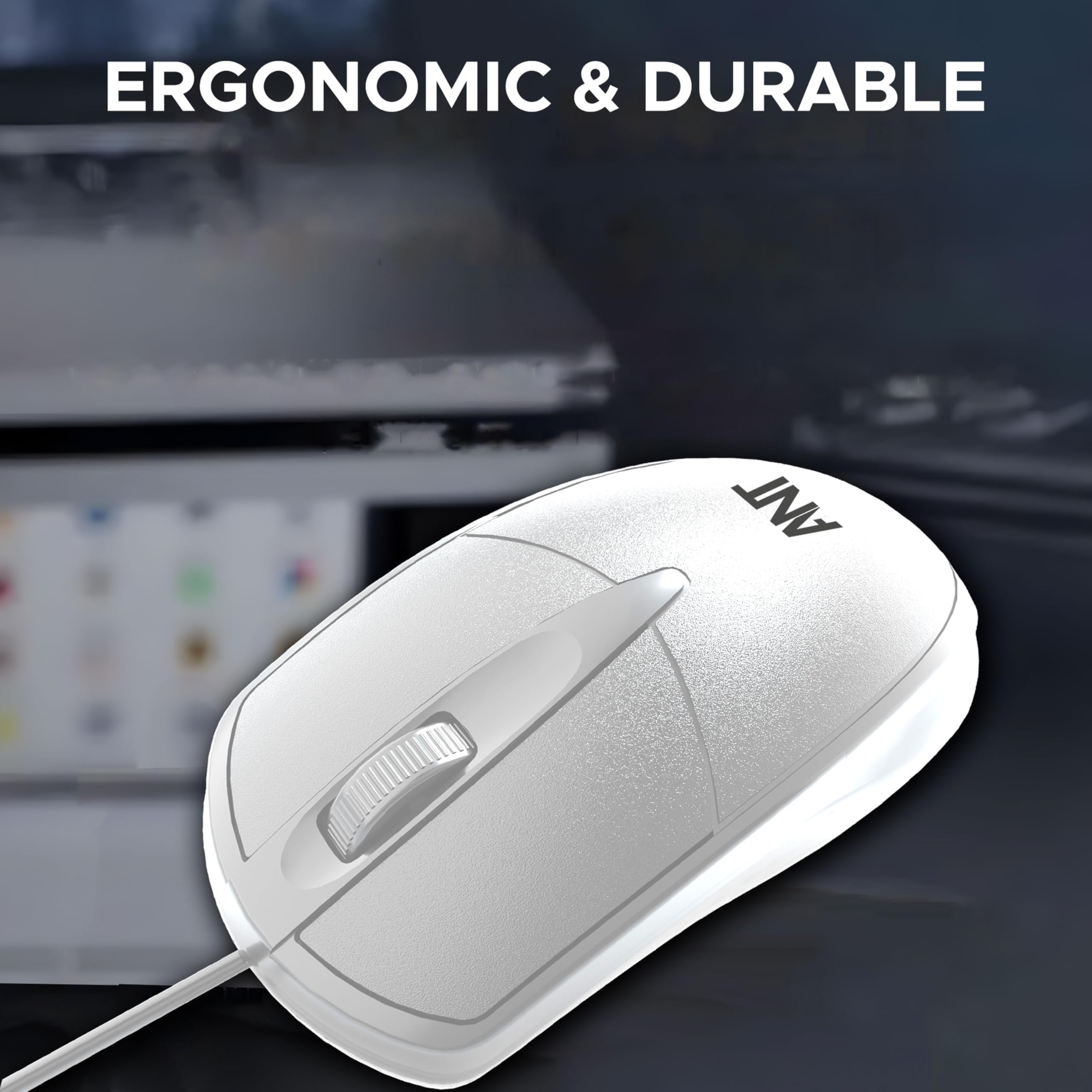 Ant Globe 10 Wired Mouse - 1200 DPI, USB -7 Ant Globe 10 Wired Mouse - 1200 DPI, USB -7