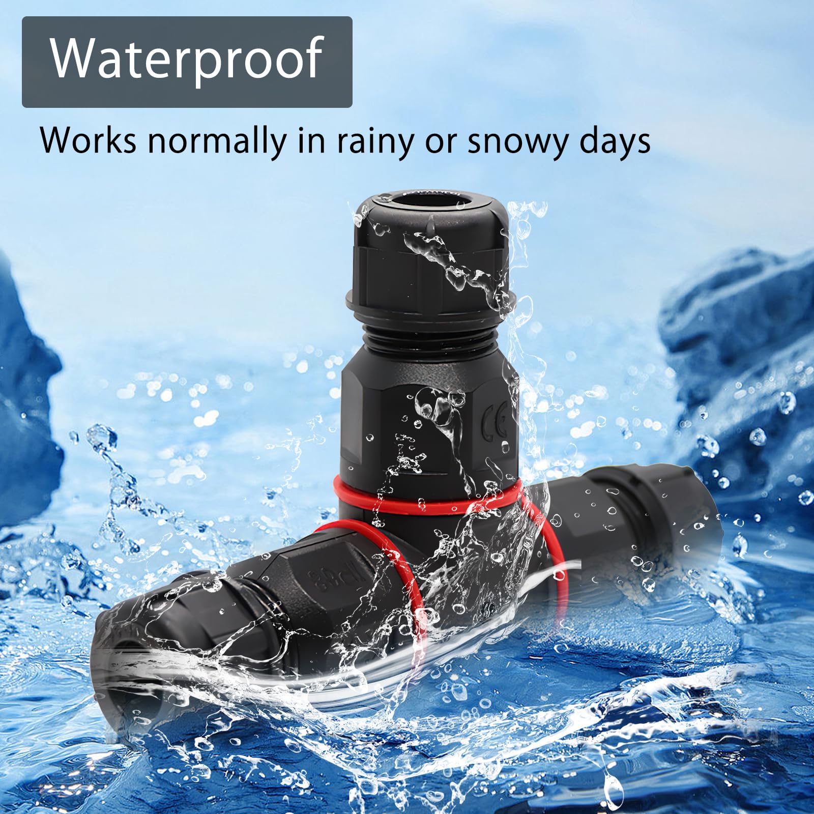 Scatole Di Giunzione Impermeabili IP68 - 4 Pezzi Per Cavi Ø3-12mm - Connettori Elettrici Per Esterno - Foto 10