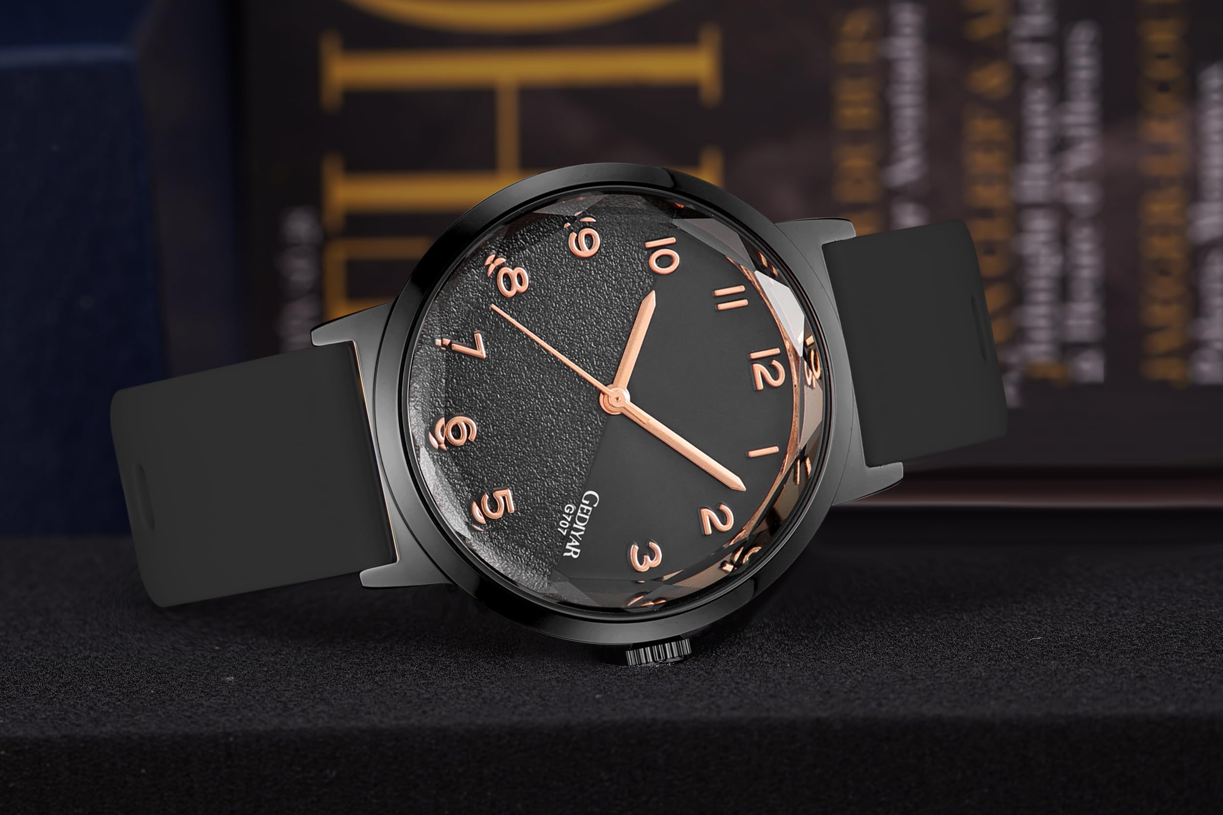 Damen-Armbanduhr, leicht zu lesen, Sport, lässig, wasserdicht, Silikon, Kristallglas, analog, Quarz, Uhr für Damen, Krankenschwester, Damen, Studenten