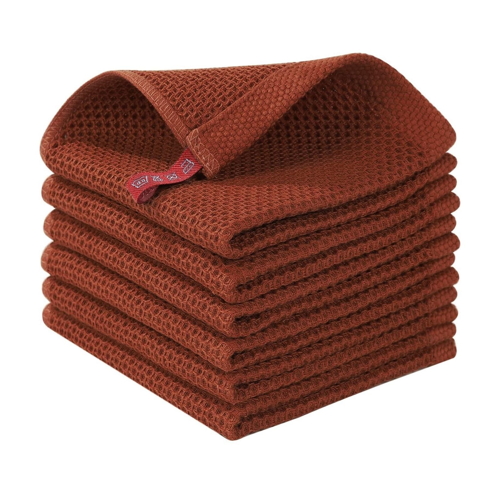 Jobaojiang Kitchen Cloths Household Accessories Waffle Weave Kitchen Towels Cleaning Tools Useful Cleaning Things For Home(5,33X72CM-6PCS)