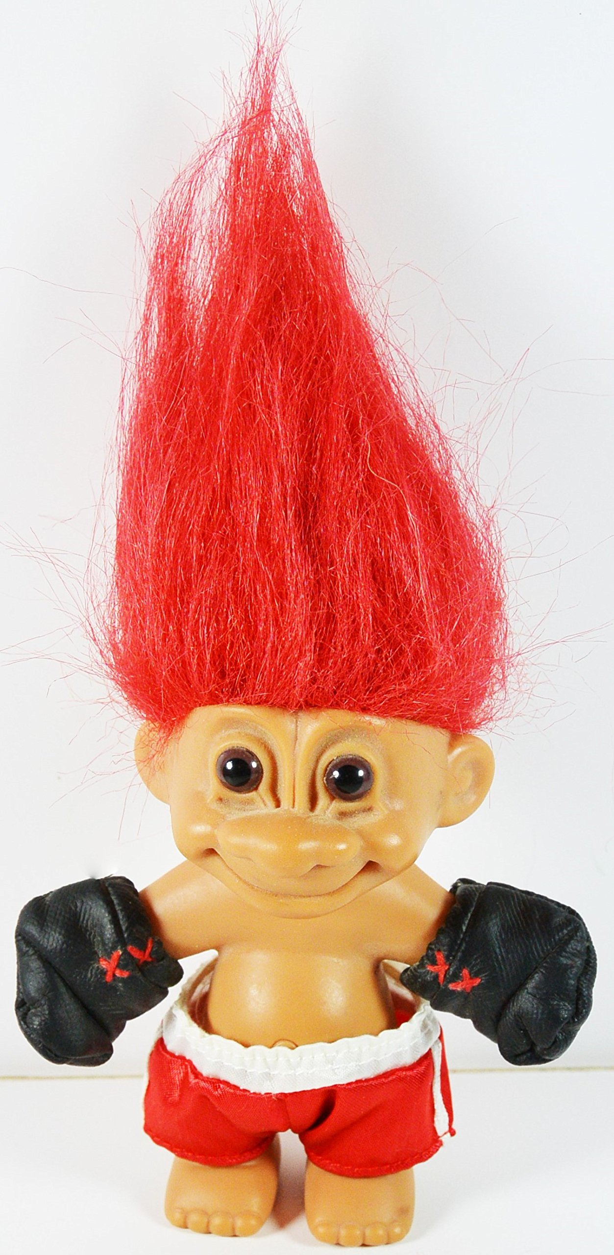 Amazon.com: Troll Doll Boxer with Gloves and Short Red Hair