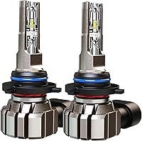 Vista 10 de NINEO Bombillas antiniebla E2P Series 9005, luz antiniebla blanca de xenón de 6500 K, paquete de 2